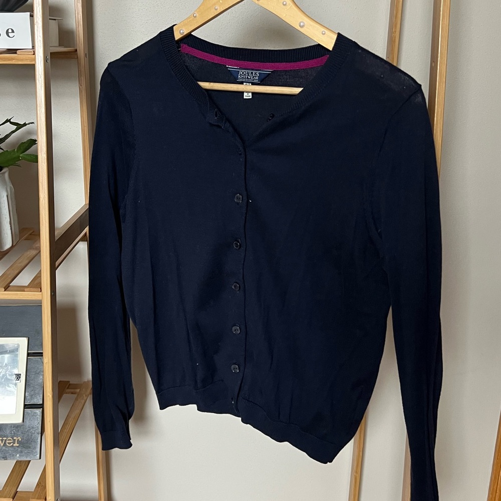 Navy Classic Cardigan